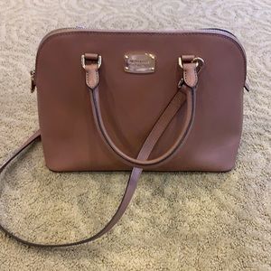 Michael Kors Cindy large dome satchel crossbody EUC